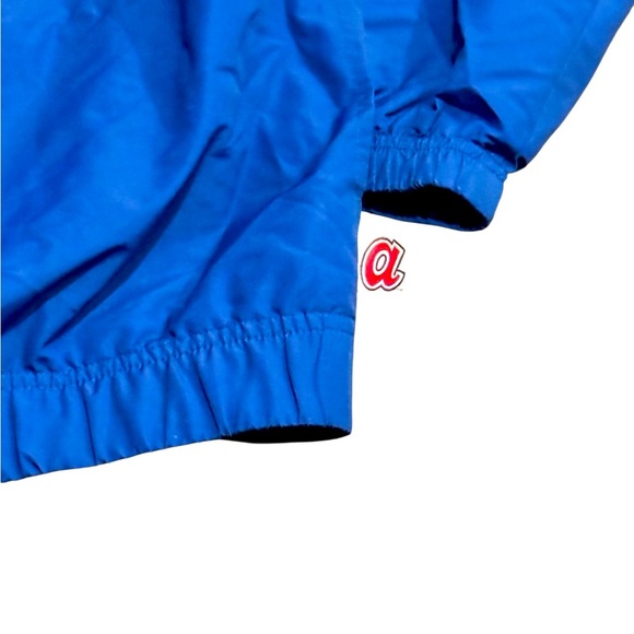 Mitchell & Ness Men’s 3XL Atlanta Braves MLB Windbreaker Jacket – Navy/Red Team - Picture 10 of 10